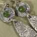 Fine Silver & Jade Earrings