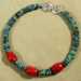 Turquoise & Coral Choker