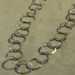 24 1/2 inch Sterling Silver Large Circle Chain Necklace