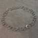 18 1/2 inch Sterling Silver Large Circle Chain Necklace