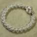 Sterling Silver jens Pind Bracelet with Pearl Clasp