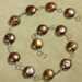 Bronze Coin Pearl Wire Wrap Necklace